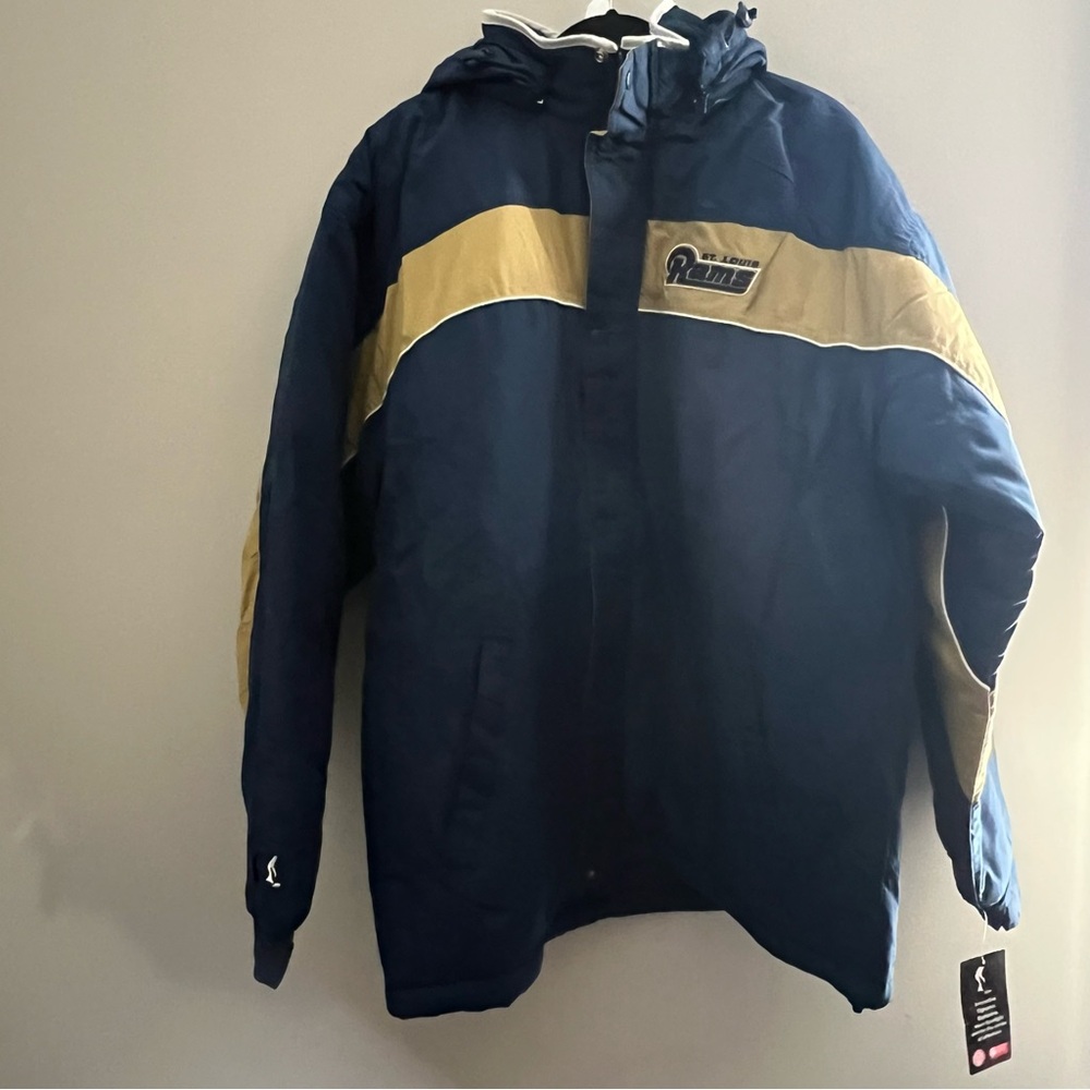 St. Louis Rams Blue and Gold Men's Jacket